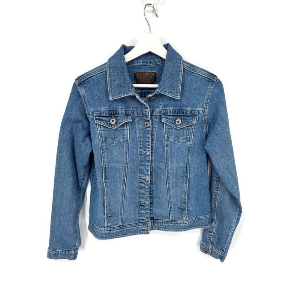 Vintage Lee Denim Jacket Women's Size Small Classic Blue‎ Jean Jacket